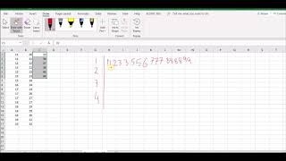 Stem and Leaf Plot Using Excel Two Digit Numbers