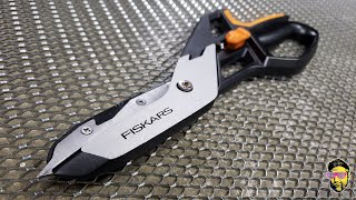 Fiskars Pro PowerArc Easy Action Aluminum Tin Snips