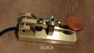 20220713 BX2AK 21MHz CW QSO SCHURR KEY HANDMADE(TEST KEY)