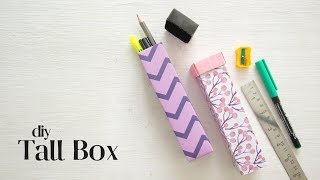 Tall Origami Box Instructions | DIY Tall Box