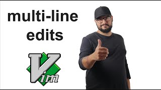 2 tricks on multi line edits in Vim