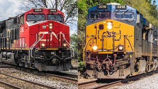 Trains on the Florida S Line w/ CN Visitors!