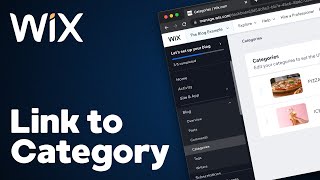 How to Add Category Pages to Menu in Wix