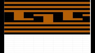 Create a Beaded Loom Bracelet Pattern Using a Spreadsheet