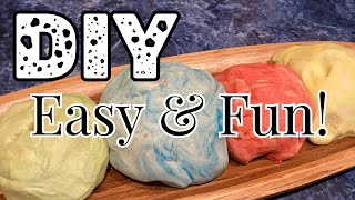 How to Make Play Dough DIY, Simple Healthy Recipe