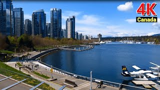 🇨🇦【4K UHD】Walking Tour, 🌸🌼Vancouver Canada Spring 2022