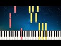 when you wish upon a star easy synthesia piano tutorial 星に願いを