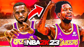 LEBRON JAMES and PATRICK BEVERLEY TAKEOVER the PARK in NBA2K23...(FUNNIEST THING I EVER SEEN😂😂)