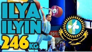 Ilya Ilyin (105) - 246kg Clean and Jerk World Record (4k)