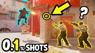 IMPOSSIBLE 0.1% SHOTS in CS2! - COUNTER STRIKE 2 MOMENTS