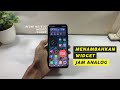 Cara Menambahkan Widget Jam Analog Redmi Note 10 biasa - Xiaomi lain bisa coba