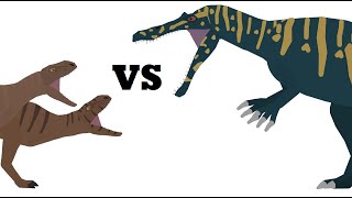 Pivot Tarascosaurus (Dinosaur Planet) vs Suchomimus (JW Evolution) Animation