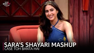 Sara's Shayari Mashup | Sara Ali Khan | Case Toh Banta Hai | Amazon miniTV