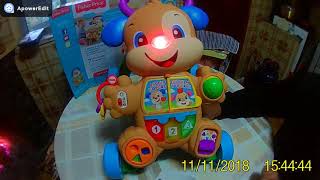 Unbox do andador cachorrinho Fisher Price do Henrique e niver do Luiz