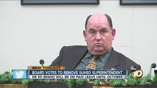 Sweetwater board votes to remove Superintendent Ed Brand