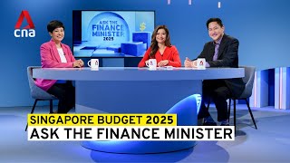 Ask The Finance Minister 2025: Indranee Rajah answers Singaporeans' questions on Budget 2025