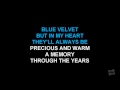 Blue Velvet in the style of Bobby Vinton karaoke version with lyrics