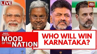 Mood Of The Nation LIVE | Who Will Win Karnataka 2024 Lok Sabha Elections? | India Today LIVE News