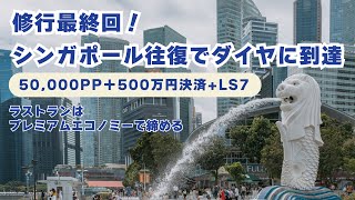 修行最終回！シンガポール往復でダイヤ到達【SFC修行#7】