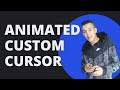 HTML, CSS and Javascript animated custom cursor in 7 minutes