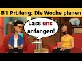 Oral exam German B1 | Planning something together/dialogue | speaking Part 3: The week