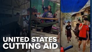 Burmese refugees are facing a health crisis after aid from the United States being cut