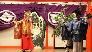 若宮八幡社夏祭り2014　羽田神楽　『岩戸開き①』