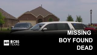 Search for missing Celina boy ends after body found in retention pond