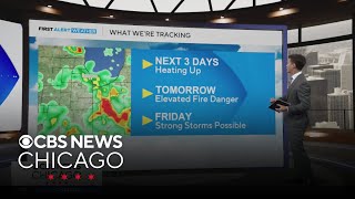 Heating up next 3 days in Chicago