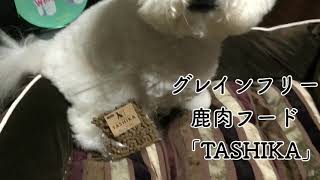 鹿肉のフード「TASHIKA」 おもち、食べてみた！