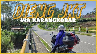 KEINDAHAN JALUR DIENG - JAKARTA VIA KARANGKOBAR | Jarang Yang Lewat Sini | MOTORING ID 2024