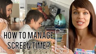 How to manage screen time with young children?| Screen Free Parenting