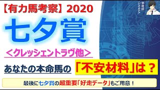 【七夕賞2020 有力馬考察】クレッシェントラヴ他 人気馬5頭を徹底考察！