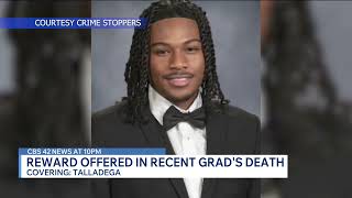 Talladega community mourns death of recent high school graduate, reward offered in case