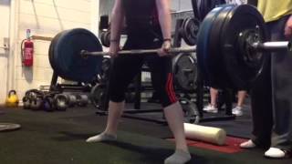 Female deadlift 107.5kg x12