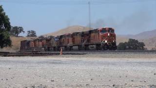 Tehachapi Pass June 2016 - Bealville, Caliente, CREX, KCS, more