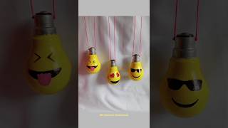 Waste Bulb Craft | LED Bulb Reuse #shorts #youtubeshorts #shortsfeed