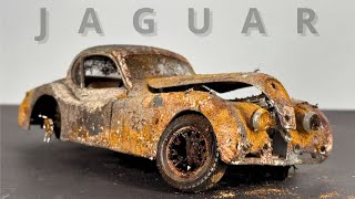 Restoration Abandoned Jaguar XK-120 - Model Car Full Restoration