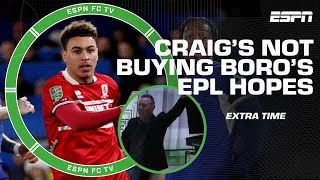 Craig walks off when asked if Middlesbrough will be promoted to Premier League | ESPN FC Extra Time