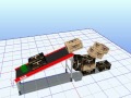 conveyor physics sample friction simulation