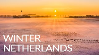 Winter in The Netherlands - Drone Footage