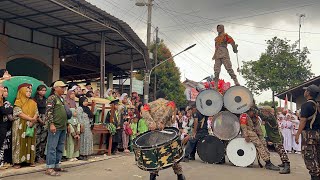 Atraksi Mayoret Drumband Banser Glagar Wisanggeni di Kecepak 2025