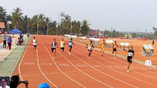 400 Men Final Olympion Mohamed Anas 75th All India inter University Athletics Championships 2014-15