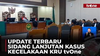 Sidang Kasus Kecelakaan Kru tvOne, Terdakwa Dianggap Lalai