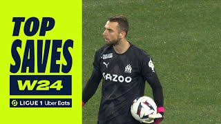 Best goalkeeper saves : Week 24 - Ligue 1 Uber Eats / 2022-2023