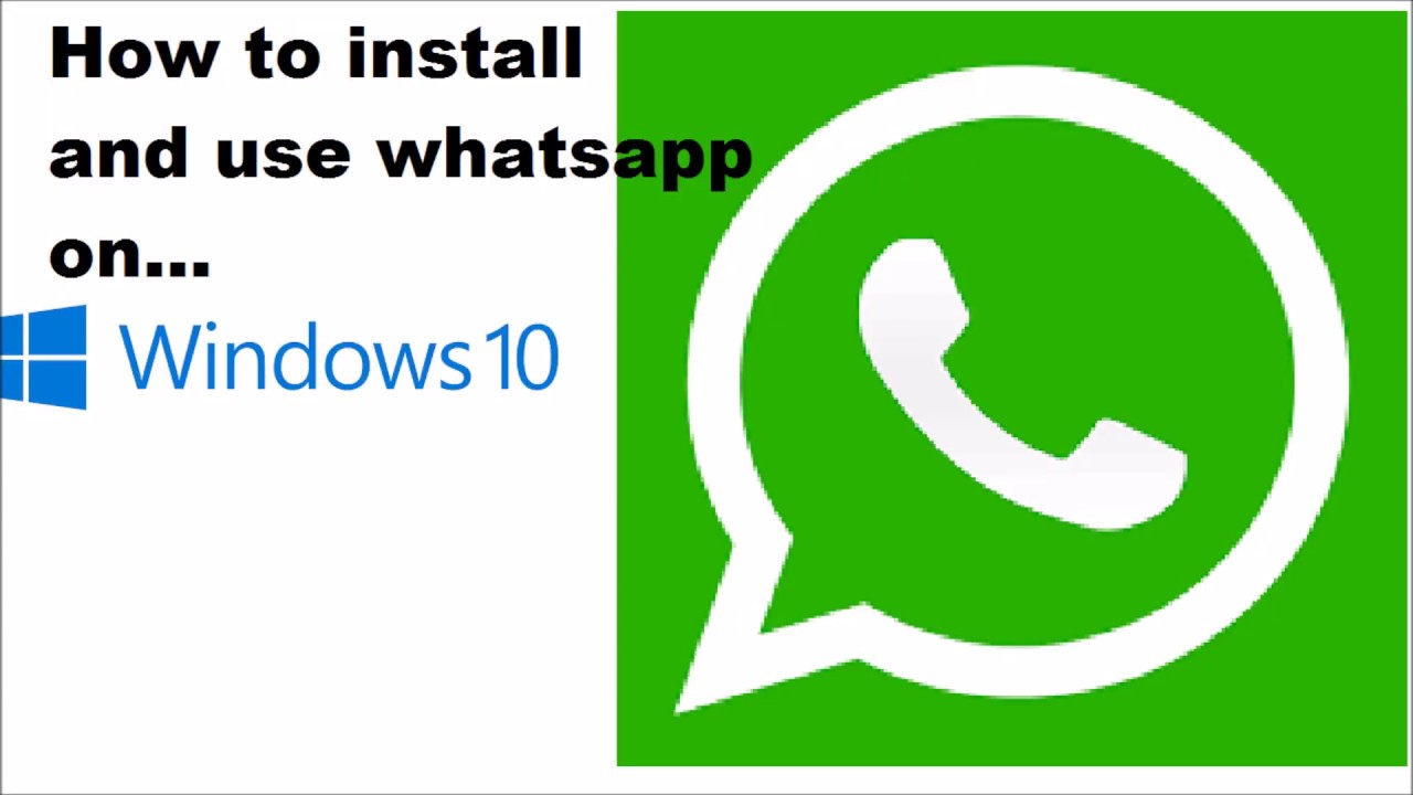 Whatsapp For Windows 10 Without Bluestacks,simple Just 2 Steps - YouTube