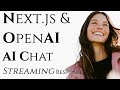 🚀 Build a AI Chat App with Next.js & OpenAI SDK - Complete Tutorial with Streaming Responses