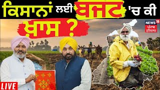 LIVE NEWS | ਕਿਸਾਨਾਂ ਲਈ ਬਜਟ 'ਚ ਕੀ ਹੈ ਖਾਸ ? | Punjab Budget 2023 | Kisan Budget | News 18 Punjab Live