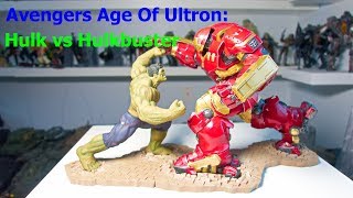 Avengers Age of Ultron: Kotobukiya Hulk vs Hulkbuster Artfx+ PVC statue