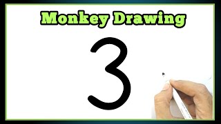 Beautiful🐵Monkey Drawing | Simple Monkey Drawing | Easy Animal Drawing | How To Draw Monkey